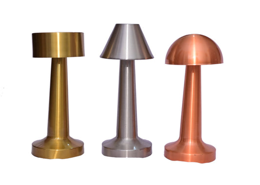 LUMINUS Stainlees Steels Table Lamps.