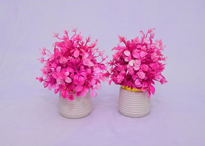PUREZZAH Decorative Artificial Flower Jars for Uniqueness.